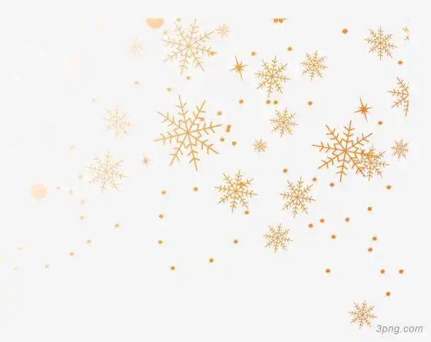 矢量雪花底纹png素材透明免抠图片-动植人物