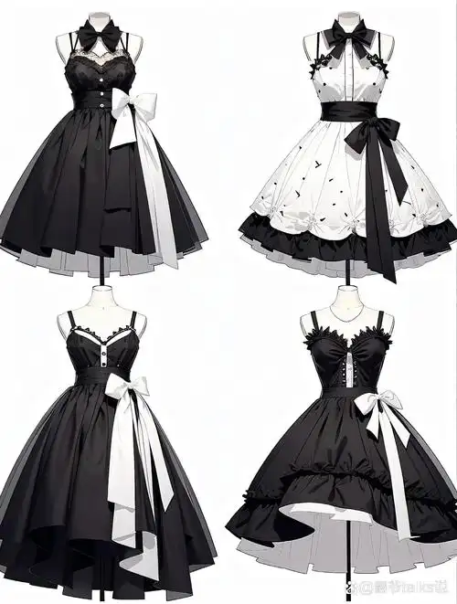 洛丽塔小裙子!服装设计图