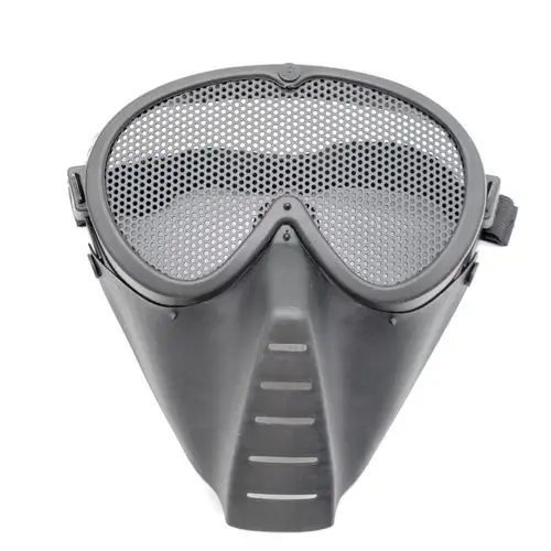 跨境户外运动护脸面具全脸钢丝面具苍蝇防护面罩护脸真人cs装备