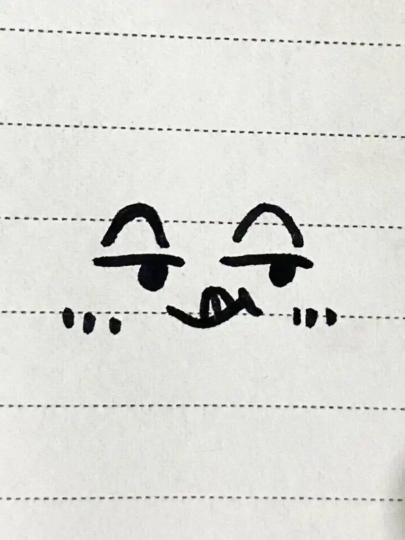 传纸条小表情(贱兮兮版)#简笔画 #传纸条小表情 #颜文字 - 抖音