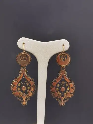 古董k金耳饰(二)