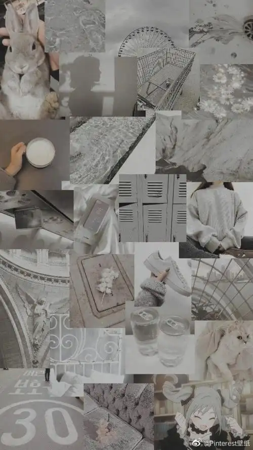 出处:pinterest 拼接壁纸 拼贴壁纸 欧美壁纸 复古壁纸