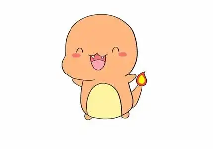 可爱喷火龙简笔画图片 小火龙怎么画 一步一步