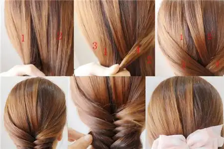 鱼骨辫的编法图解 手残党不能错过的diy发型