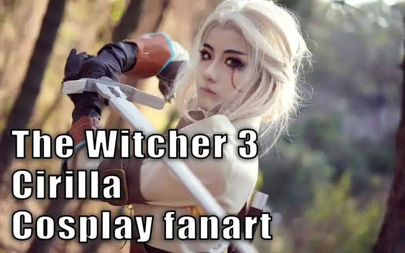 cosplay时空之女命运之子希里cos巫师3