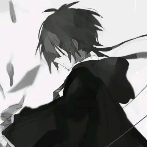 黑色动漫男生头像酷boy