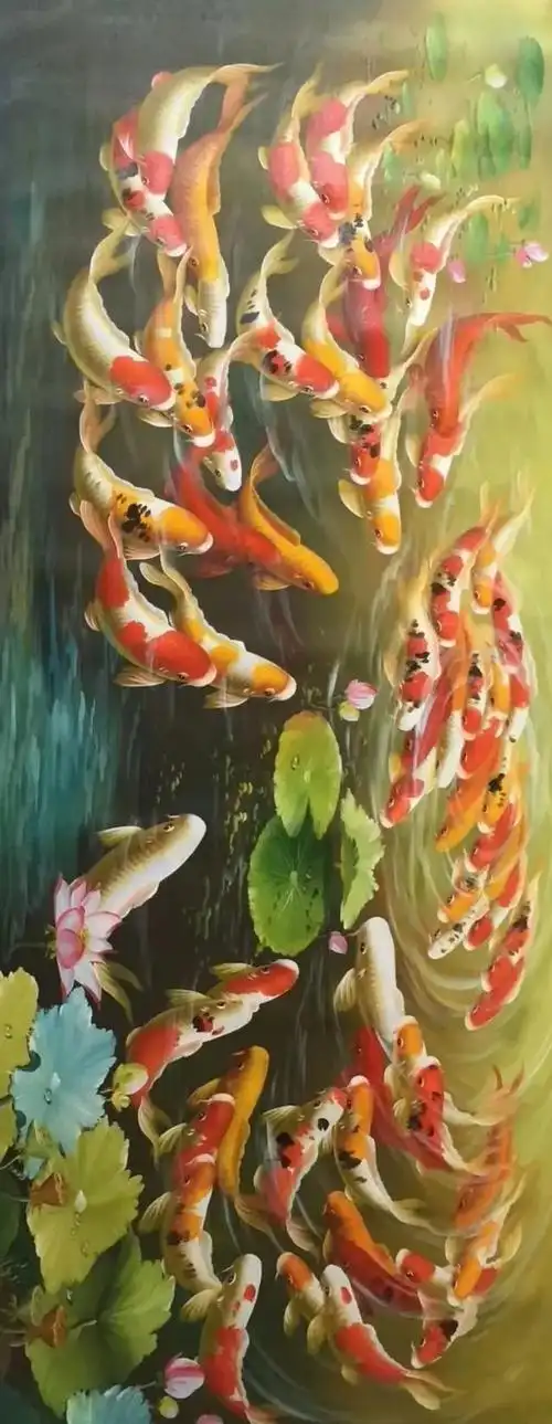 九鱼聚财吉祥图 愿所有的厄运转好运(9)