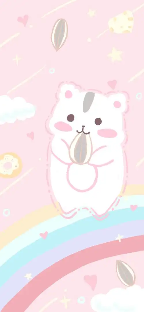 可爱小清新卡通小动物手机主题壁纸