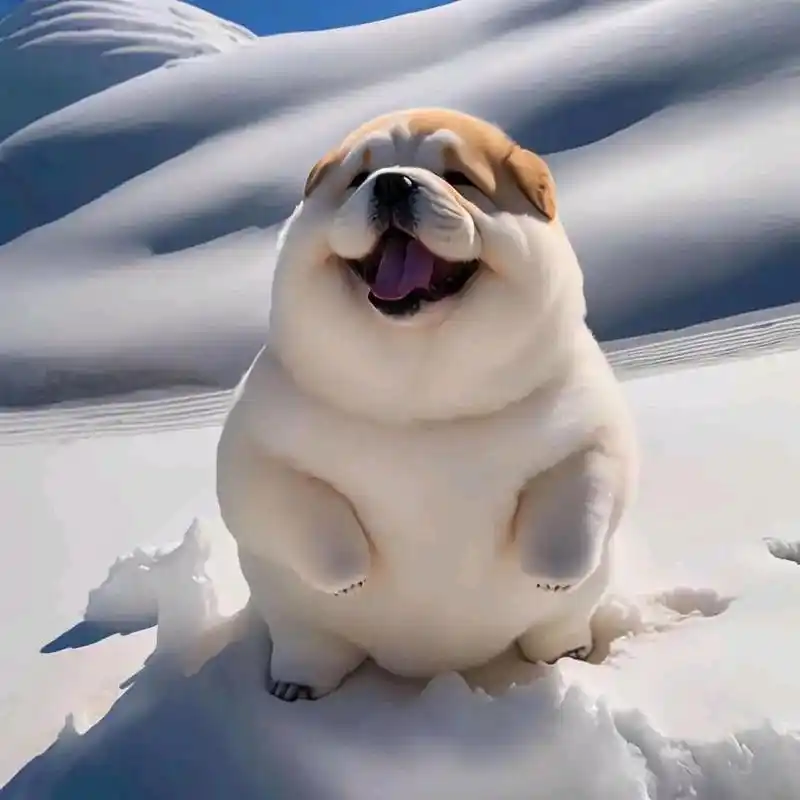 小动物头像,你们太胖了,一个个都圆滚滚的,胖成球了 #4月创作打卡挑战