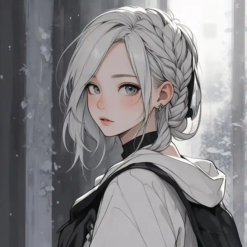 96冷淡风动漫女头,高级感十足95