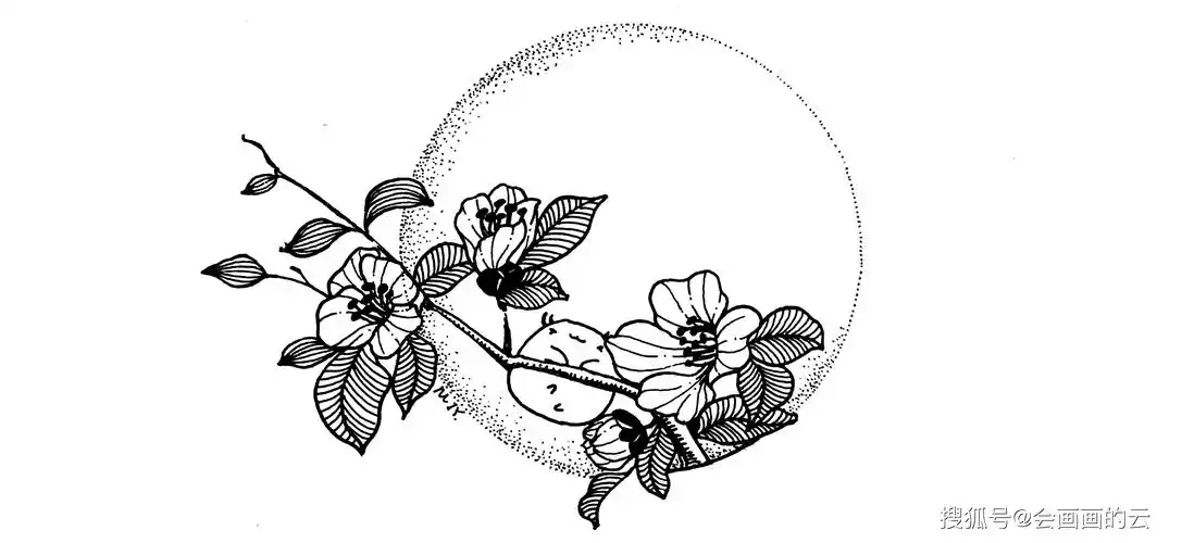 针管笔画建筑没想到效果如此神奇分步骤教你画两款线描画