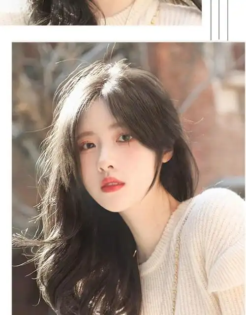 aidahngj八字刘海假发女自然前额仿真无痕两侧修颜补发法式中分假刘海