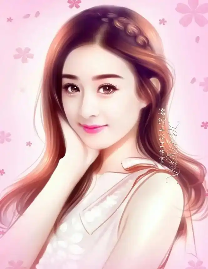 赵丽颖手绘唯美图, - 抖音