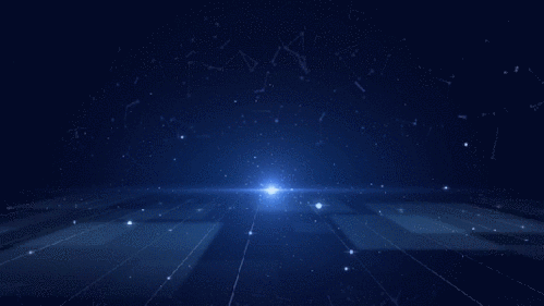 科技空间粒子光线背景gif