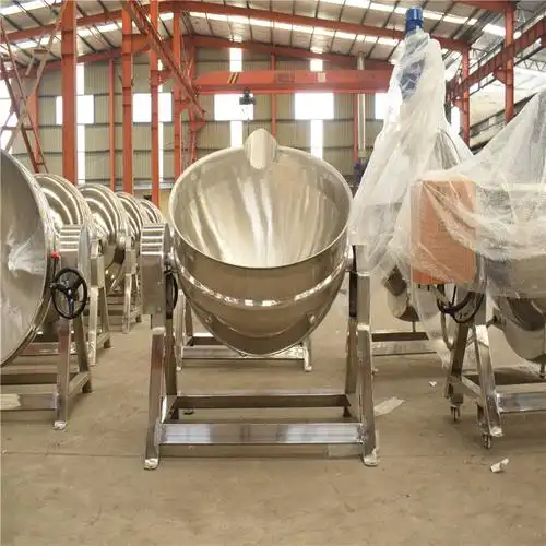 蒸汽式夹层锅商用蒸煮锅价格 不锈钢蒸汽锅酒店