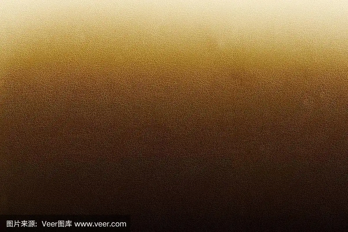 金棕色柔软的铂金线皮革纹理背景