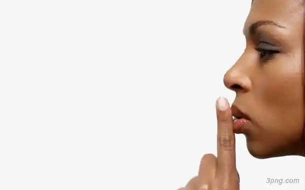 小声png素材透明免抠图片-动植人物