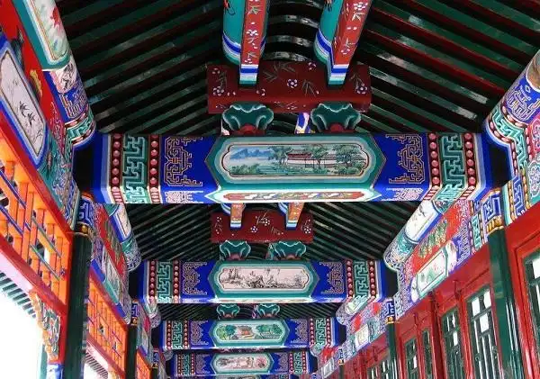 中式古建筑彩绘图案欣赏-古建中国