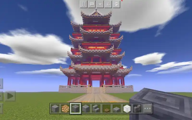 【minecraft我的世界】中式建筑十字脊楼阁参上