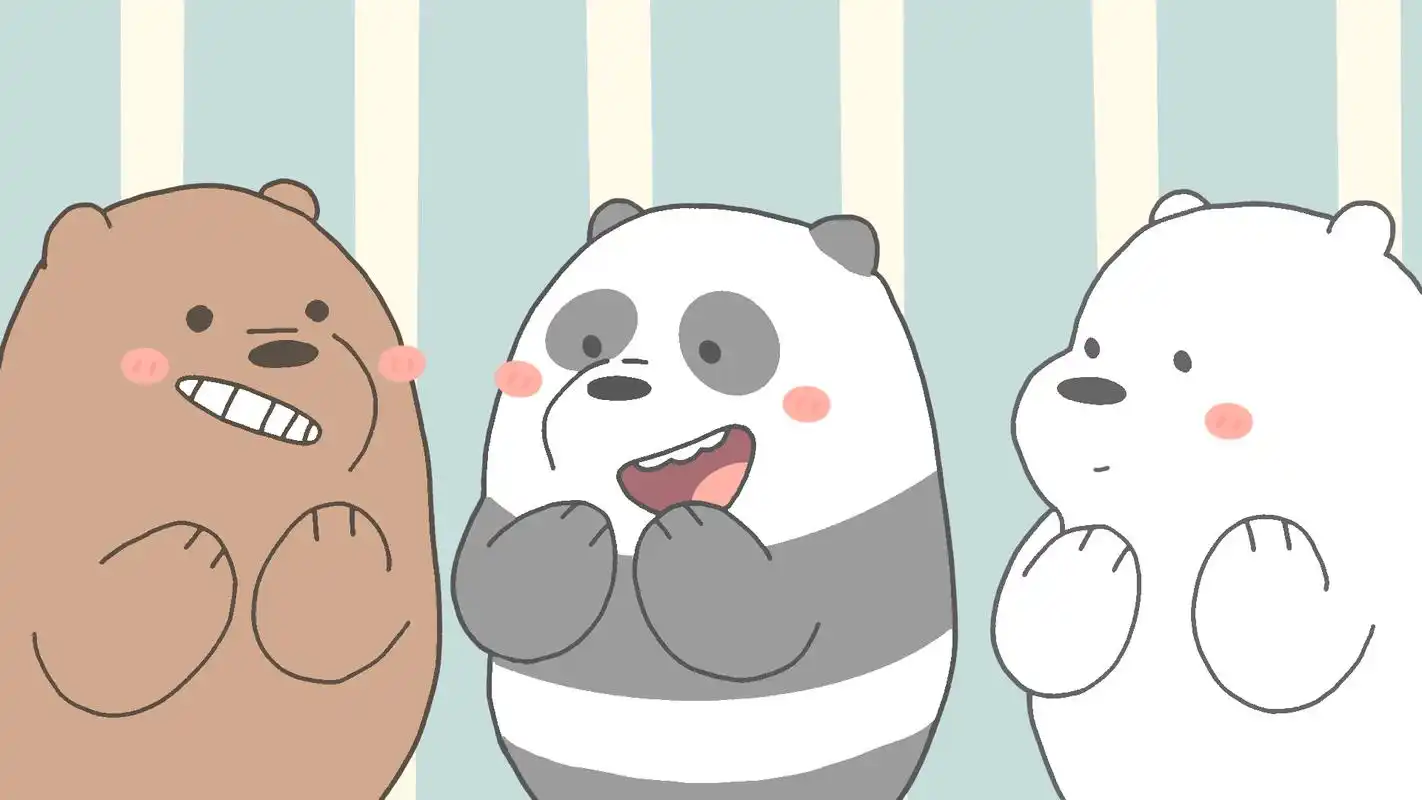 九张裸熊高清电脑壁纸哦