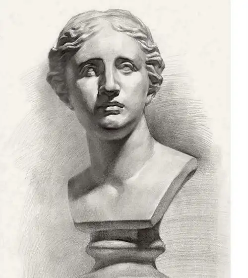 石膏头像素描临摹