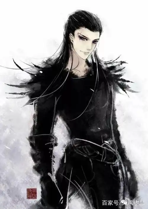 十二星座专属古风黑衣美男射手座邪魅狂狷天蝎座腹黑记仇