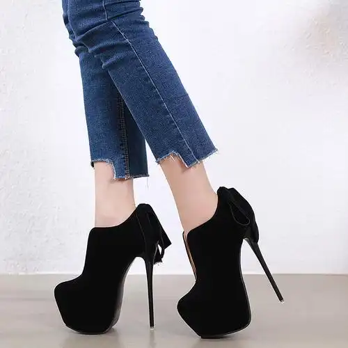 共868 件高跟鞋子细跟圆头绒面相关商品