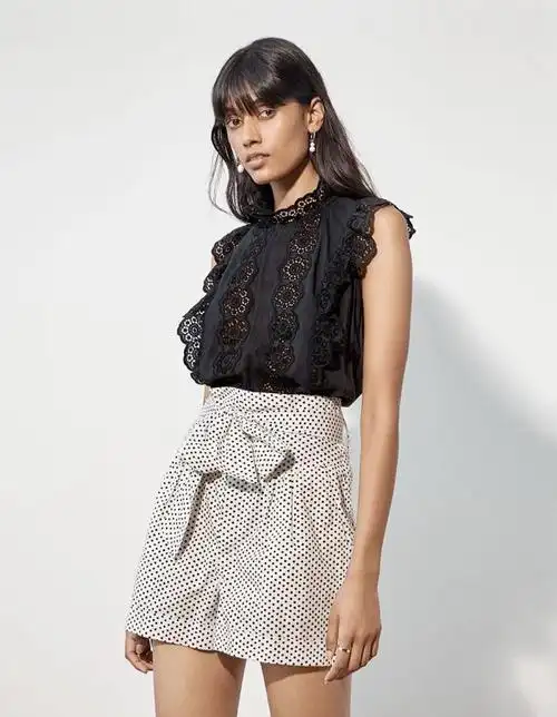英格兰刺绣上衣2021春夏女装关键时尚单品梭织上衣67