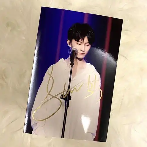 马嘉祺笔签名照片时尚周边非印刷爱豆照亲笔签名 小马10【图片 价格