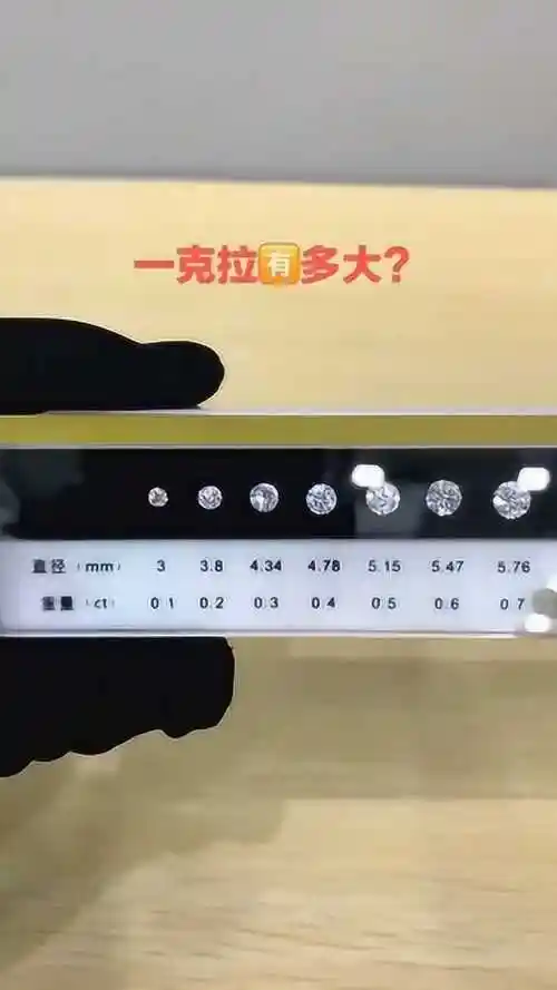 女孩子最爱的钻戒一克拉到底有多大