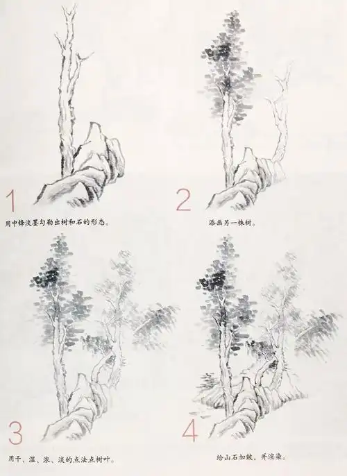 君艺拍教你来作画之——山水(五)学画山水画的步骤