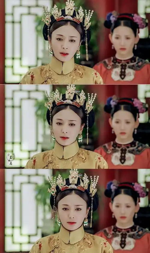 延禧攻略容音富察皇后秦岚新浪微博画之卷