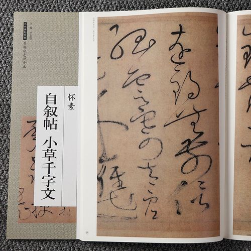 怀素自叙帖 小草千字文 原帖彩色放大本毛笔 书法字帖 临摹 草书