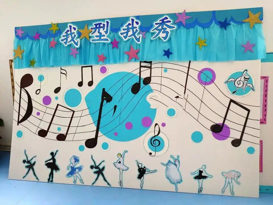 幼儿园表演区背景墙 幼儿园区域环创