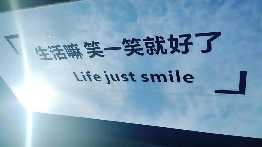 生活嘛笑一笑就好了车贴汽车天窗文字车贴个性创意励志电动车身贴