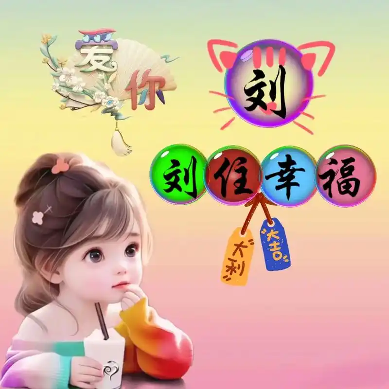 刘姓头像.#热门 百家姓之 "刘"姓,你留字 我制作#202 - 抖音