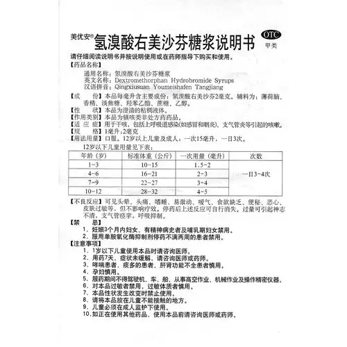 用于干咳,包括上呼吸道感染(如感冒和咽炎),支气管炎等引起的咳嗽. 2