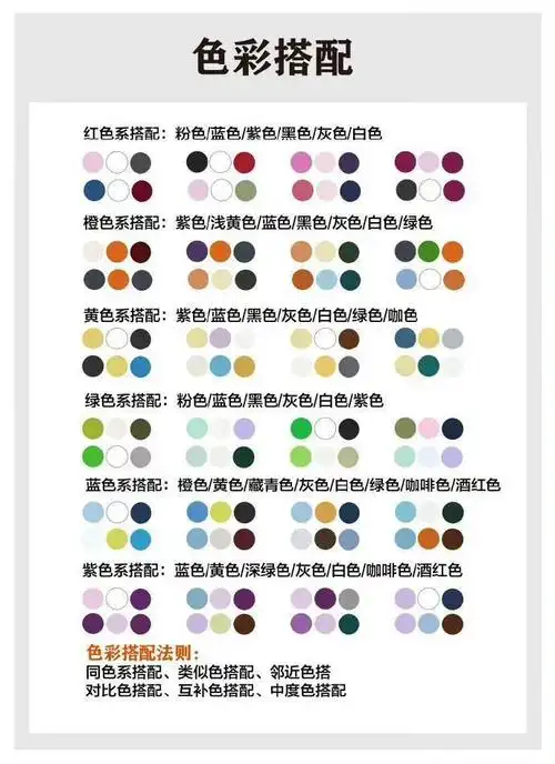 色彩搭配服装叠穿6大色系搭配指南