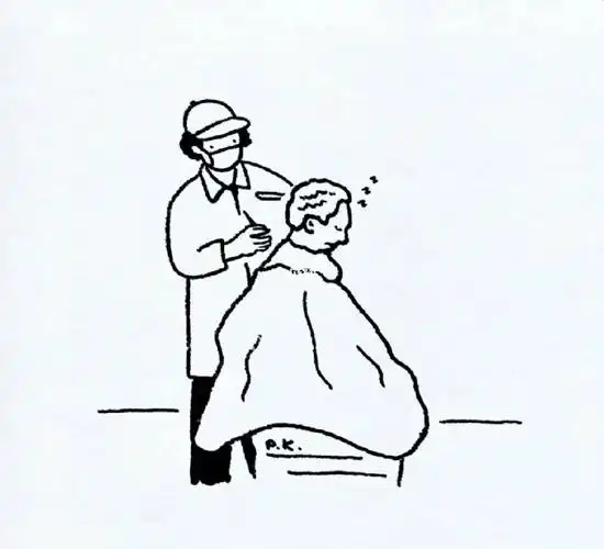 这几天理发店怕是有点忙哦