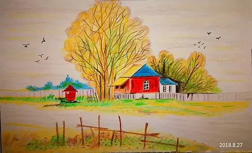 其它 绘画田地(三) 网上看到这只昆虫,截图下来画画试试