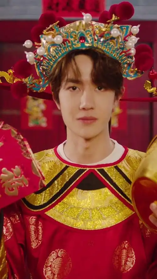 湖南卫视春晚##王一博财神造型