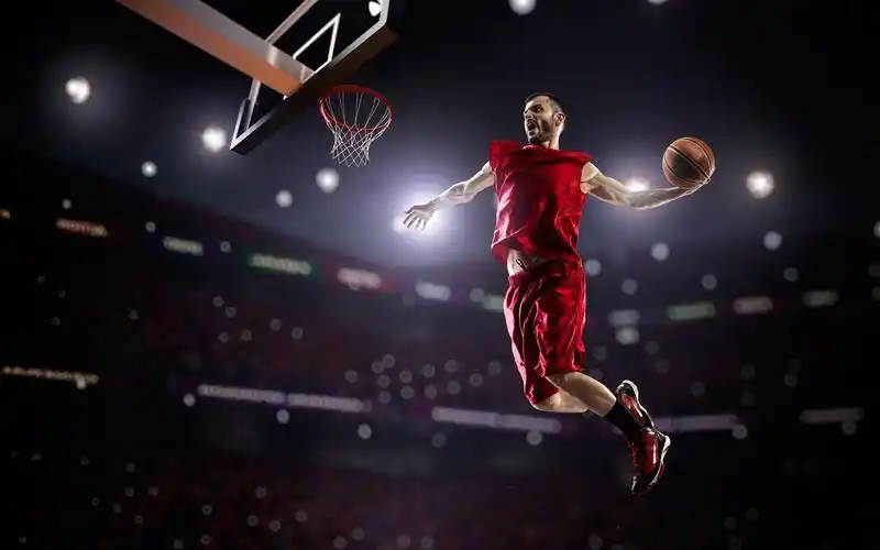 壁纸 运动员,篮球,男性,跳跃,运动 7680x4320 uhd 8k 高清壁纸, 图片
