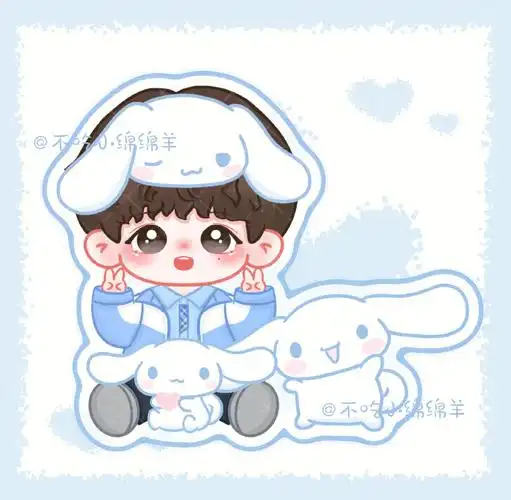 饭圈美工  #q版  #立牌  #周边  #pp夾  #吴磊  #宝藏男孩吴磊