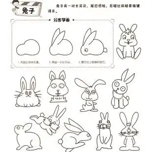 简笔画5000例精编版 12岁7艺术宝少儿美术书籍 儿童学画画零基础入门