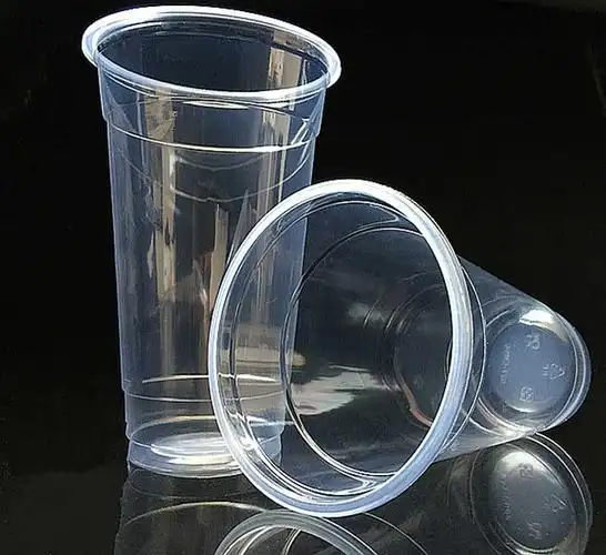 一次性pet冷饮杯定做可印logo图配盖有吸管_塑料包装容器_列表网b2b