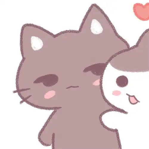 可爱情侣头像一左一右卡通配对