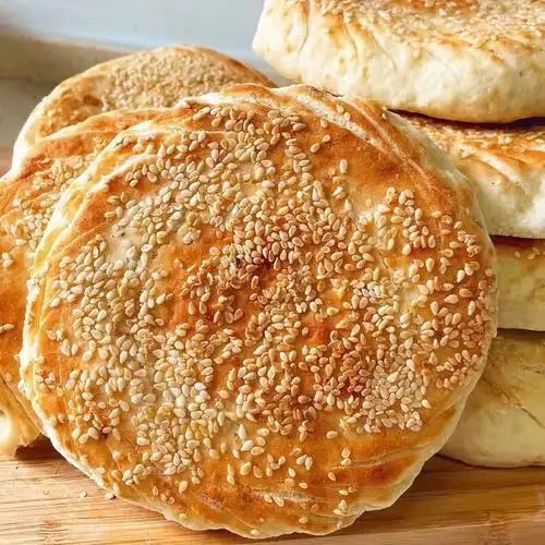 山东烧饼烤牌单县吊炉烧饼河南大烧饼手工面食尘家吊炉煎饼特产 25块