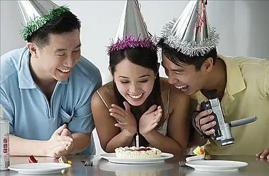 朋友,庆贺,生日