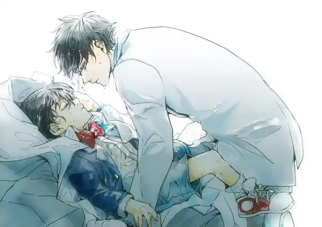 名侦探柯南# #快新# 快新cp简直太甜啊(p〃д〃q) 绝对最萌身高差!