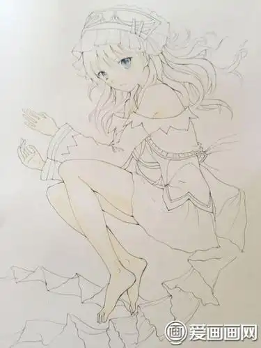 画美少女简笔画少女动漫人物怎么画简笔画简单又漂亮全身简笔画大全